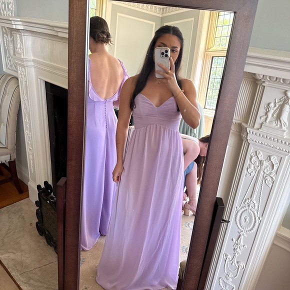 Lulus delightful memories lavender maxi dress - Picture 3 of 4